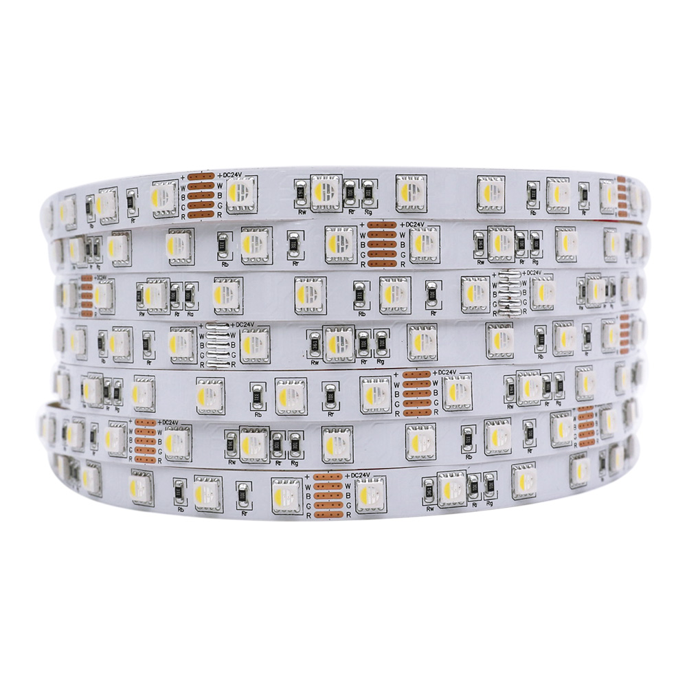 5m Color Changing RGBW LED Strip - 12V/24V - 2700K/3000K/4000K/6000K White 5m Color Changing RGBW LED Strip - 12V/24V - 2700K/3000K/4000K/6000K White